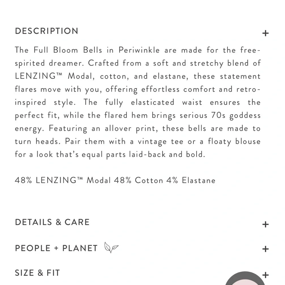 🩵💙 Spell Full Bloom Bells Sz: XXL Color: Periwinkle! NWT! 💙🩵 - Picture 7 of 7